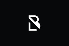 Minimal Elegant Monogram Art Logo. Outstanding Professional Trendy Awesome Artistic BL LB Initial Based Alphabet Icon Logo. Premium Business Logo White Color On Black Background