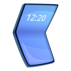 Poster - Smart digital phone icon. Cartoon of smart digital phone vector icon for web design isolated on white background