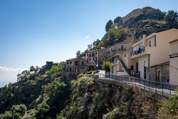 Wall Mural - Savoca Italy (Sicily), known best for the movie The Godfather