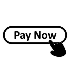 Poster - pay now icon on white background. flat style. pay now icon for your web site design, logo, app, UI. button symbol. black pay now sign.
