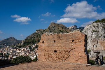 Wall Mural - The beautiful Taormina Italy (Sicily)