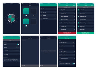 Wall Mural - protection app ui design mobile user interface
