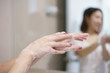 © marchsirawit - Washing hands with soap. For killing germs, bacteria and virus.