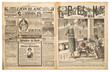 Used paper background Newspaper pages antique advertising