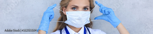 Fotomural Medical staff preventive gear against coronavirus