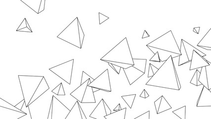 Poster - Abstract background design with pyramids shapes, modern pattern, vector illustration