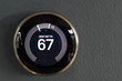 © Jordan - Smart home thermostat from google's nest. Green tech saving heating and cooling costs. Waste reduction