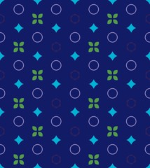 Poster - Bright colors of seamless pattern with triangle and  pattern.