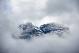 Fototapeta Londyn - Mountain in Clouds