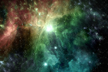 Wall Mural - Colorful galaxy outer space background Elements of this image furnished by NASA .