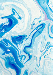 Wall Mural - Decorative liquid marble texture. Abstract painting. 