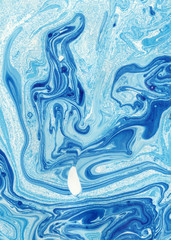 Wall Mural - Decorative liquid marble texture. Abstract painting. 