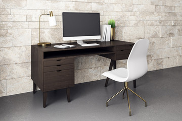 Aufkleber - Workplace and corporate concept.