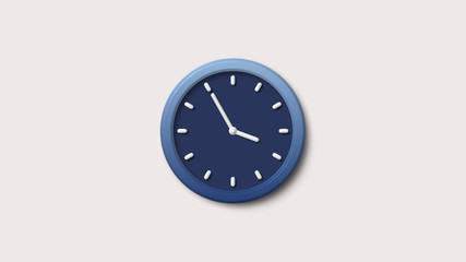 Amazing 3d wall clock icon,White background 3d wall clock icon