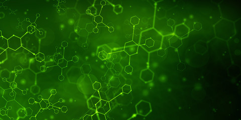 2D illustration medical structure background