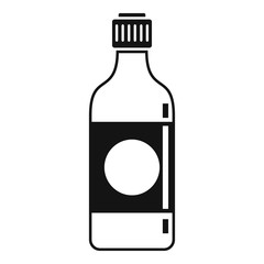 Poster - Soy sauce bottle icon. Simple illustration of soy sauce bottle vector icon for web design isolated on white background