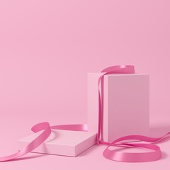 Poster - abstract background, mock up scene geometry shape podium for product display. 3d rendering