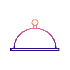 Poster - tray nolan icon. Simple thin line, outline vector of hotel icons for ui and ux, website or mobile application