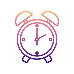 Poster - alarm clock nolan icon. Simple thin line, outline vector of hotel icons for ui and ux, website or mobile application
