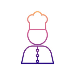 Poster - cook nolan icon. Simple thin line, outline vector of hotel icons for ui and ux, website or mobile application