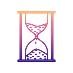 Poster - sand glass nolan icon. Simple thin line, outline vector of Measuring Instruments icons for ui and ux, website or mobile application