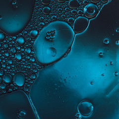 Wall Mural - abstract blue liquid chemistry background