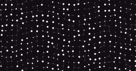 Network Mesh Computation Art background illustration