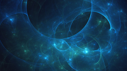 Poster - 3d rendering abstract colorful fractal light background