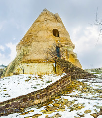 Wall Mural - The facade of El Nazar Kilise, Goreme,  Cappadocia, Turkey