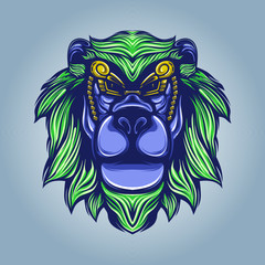  king lion artwork