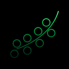 Poster - Berry nolan icon. Simple thin line, outline vector of fruit icons for ui and ux, website or mobile application