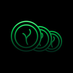 Poster - Land outline nolan icon. Simple thin line, outline vector of restaurant icons for ui and ux, website or mobile application