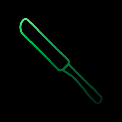 Poster - Table-knife outline nolan icon. Simple thin line, outline vector of restaurant icons for ui and ux, website or mobile application