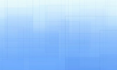 Poster - Abstract blue geometric  element on a light background