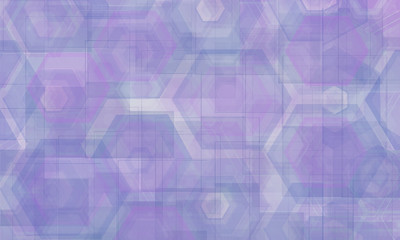 Poster - Abstract hexagon geometric colorful element of tech innovation
