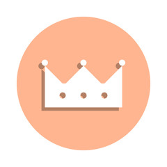 Poster - Royal crown badge icon. Simple glyph, flat vector of web icons for ui and ux, website or mobile application