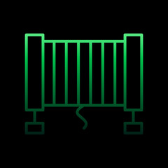Poster - electricity, wire nolan icon. Simple thin line, outline vector of electricity icons for ui and ux, website or mobile application