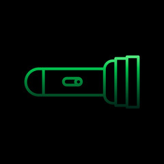 Poster - electricity, lamp nolan icon. Simple thin line, outline vector of electricity icons for ui and ux, website or mobile application