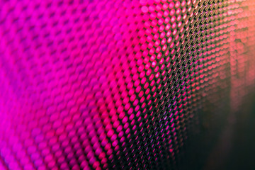 CloseUp LED blurred screen. LED soft focus background. abstract background ideal for design.