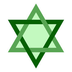 Poster - Multicolor Star of David Clipart 4