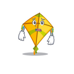 Poster - Cartoon picture of kite showing anxious face