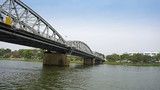 Fototapeta Most - metal bridge over perfume river