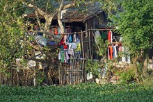 Residential Area Of Hue In Vietnam
