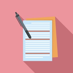Poster - editor icon. flat illustration of editor vector icon for web design
