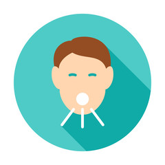 Sticker - Head Cough Circle Icon