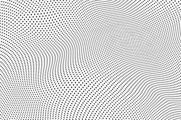 Poster - Abstract halftone vector background. Dots illustration.