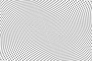 Poster - Abstract halftone vector background. Dots illustration.