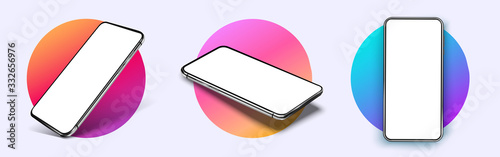 Fotografía Realistic smartphone mockup