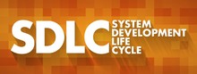 SDLC - System Development Life Cycle Acronym, Business Concept Background