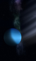 Wall Mural - space illustration of uranus